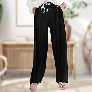 HIGH WAISTED WIDE LEG PANTS